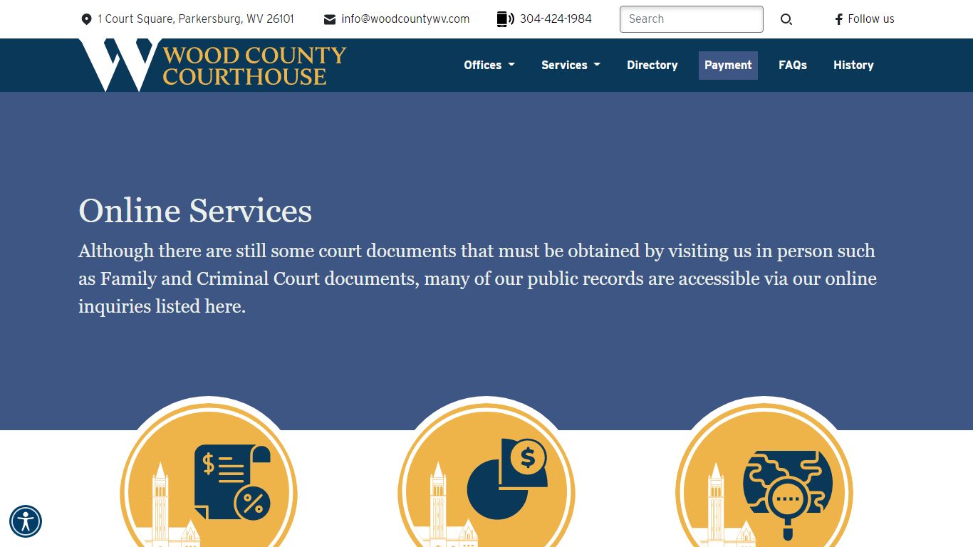 Online Services - Wood County WV